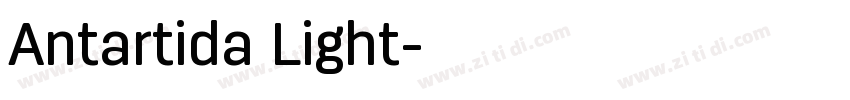 Antartida Light字体转换